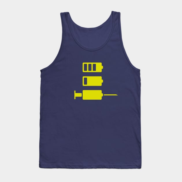 Vaccine charger Tank Top by LuksTEES